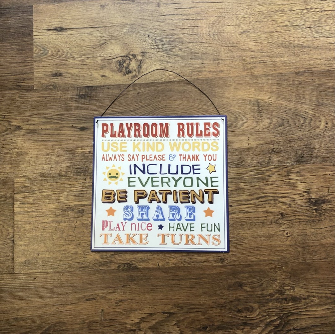 Signs store for playroom