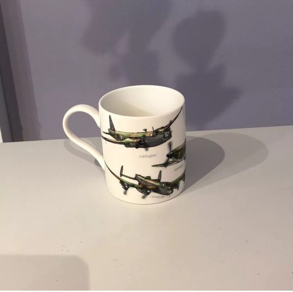 Vintage classic vehicle plane mug