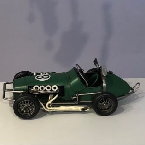 replica ornament of a vintage racing car
