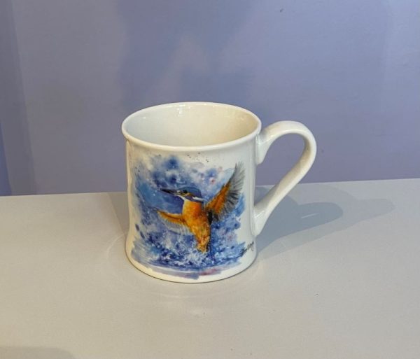 Colourful Kingfisher mug from Bree Merryn